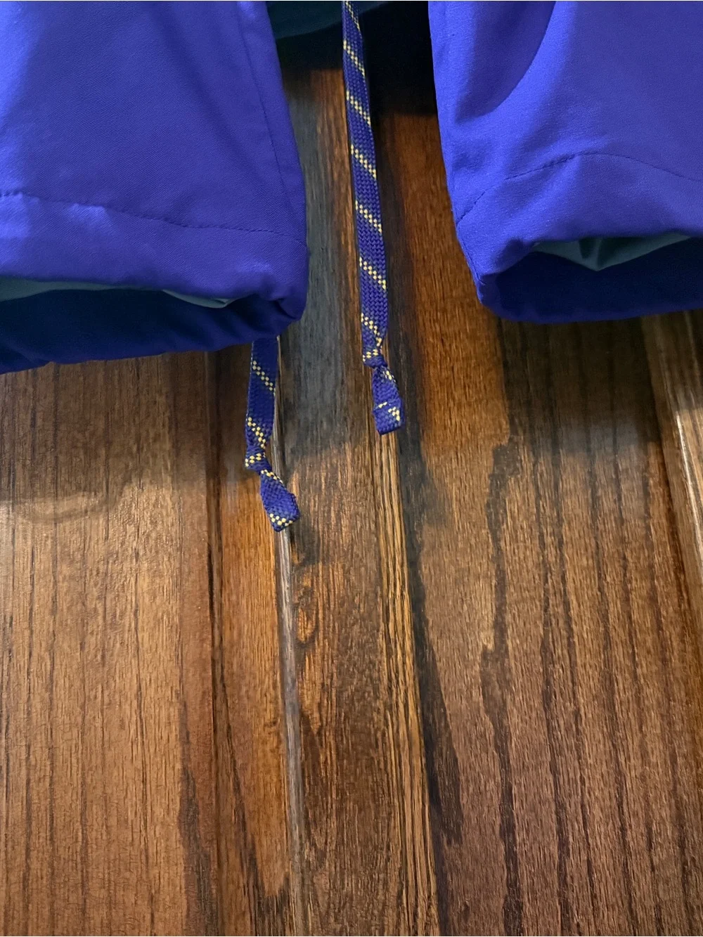 Nike Purple Track Pants with Yellow LSU Logo